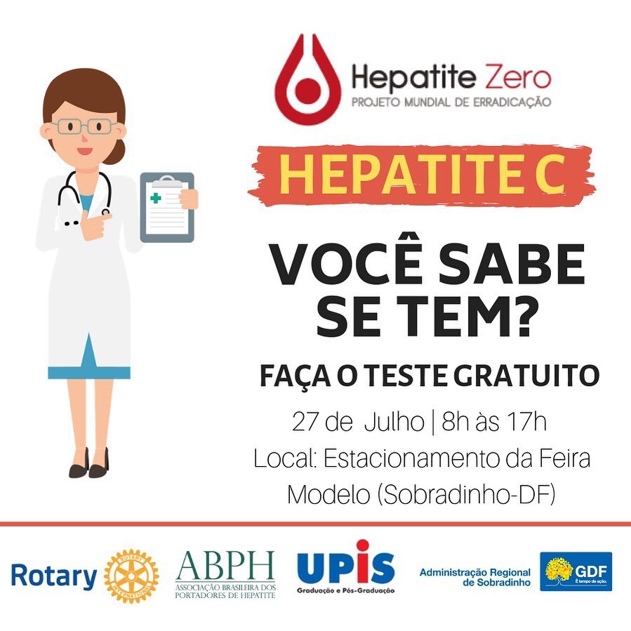 Sobradinho recebe projeto hepatite zero