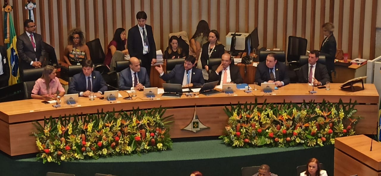 Deputado Iolando participa de inauguração do painel eletrônico da CLDF