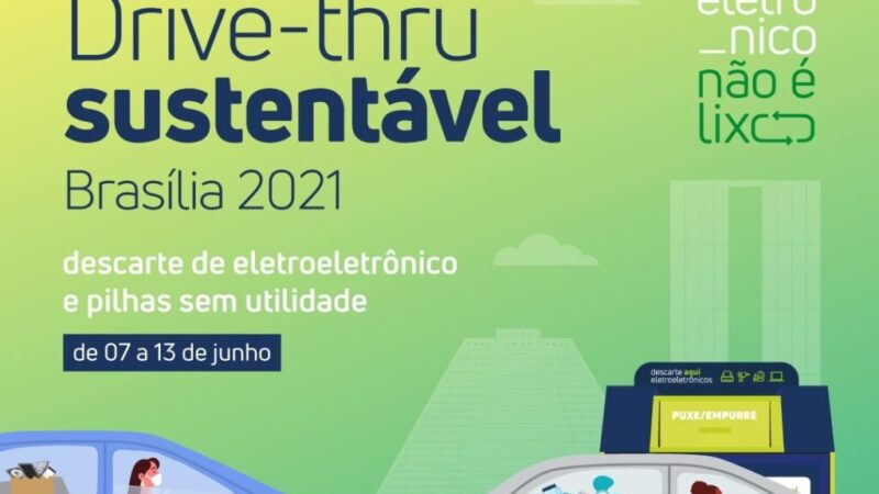 Descarte seu lixo eletrônico sem sair de dentro do carro