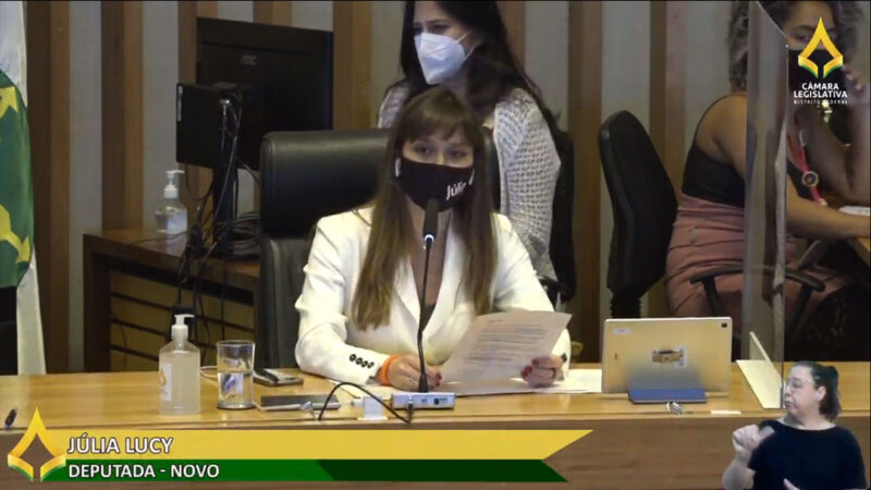 Júlia Lucy critica GDF por empobrecimento de Brasília