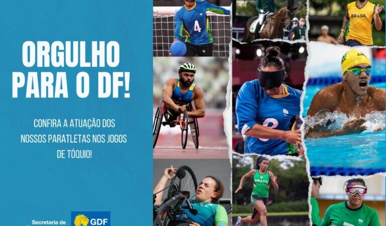 Atletas destaques do DF nas Paralimpíadas de Tóquio