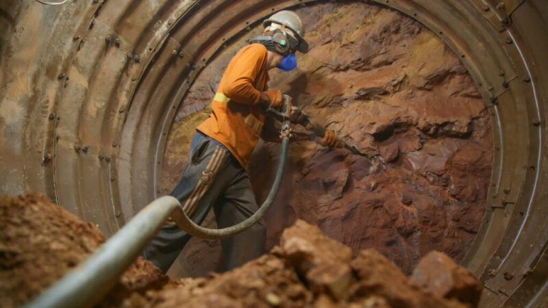 Obras grandiosas estão sendo feitas por debaixo da terra em Vicente Pires