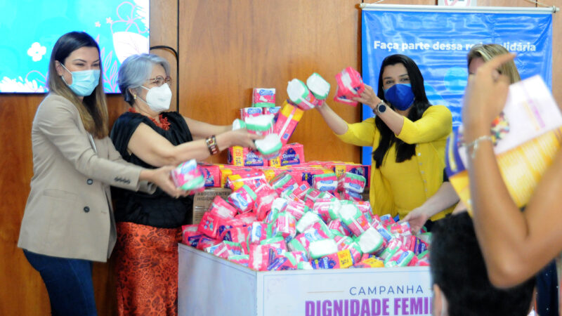 Campanha doa 11 mil absorventes para escolas públicas