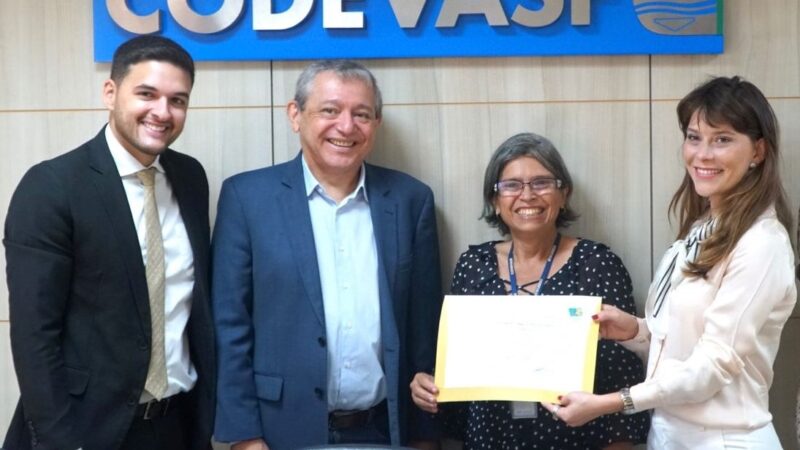 Codevasf recebe da Câmara Legislativa o Selo Empresa Amiga da Primeira Infância