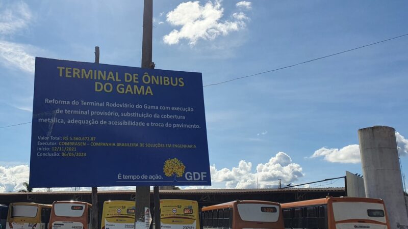 Mudança para os passageiros que utilizam a Rodoviária do Gama