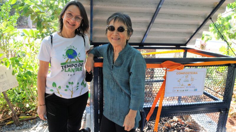 Sudoeste tem a primeira composteira pública urbana de Brasília