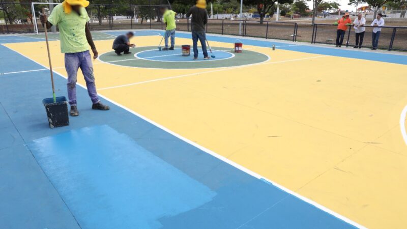Quadras de esportes são reformadas no Lago Norte e na Granja do Torto