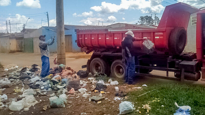 GDF Presente começa mutirão de retirada de entulho na Estrutural