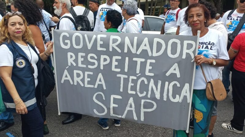 Agentes de execução Penal da SEAP no RJ realizam amanhã(18) uma manifestação na frente do Palácio Guanabara para cobrar ao Governador o reajusto prometido