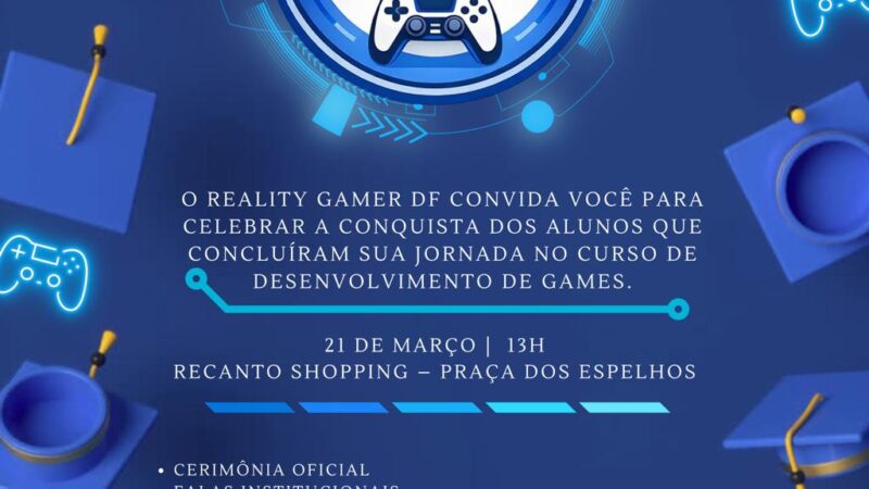 Formatura do Reality Gamer DF celebra talento, inclusão e inovação no desenvolvimento de jogos