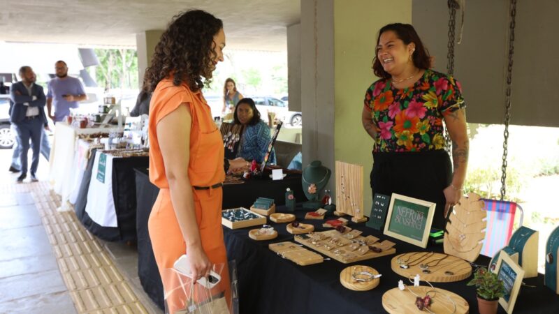 Produtos variados atraem público na Feira Raízes do Entorno